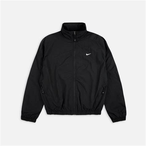 herren übergangsjacke swoosh woven in schwarz nike|solo swoosh track jacket.